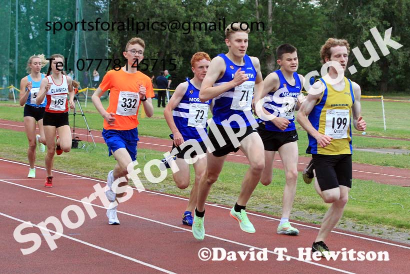 800 metres, 2022 NEGP Monkton No 4, June 29th. Photo: David T. Hewitson/Sports for All Pics